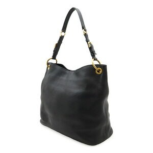 Prada Bag leather black Shoulder Black Nero VITDAINO